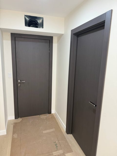 Modern YL-C doors installed in a residential hallway